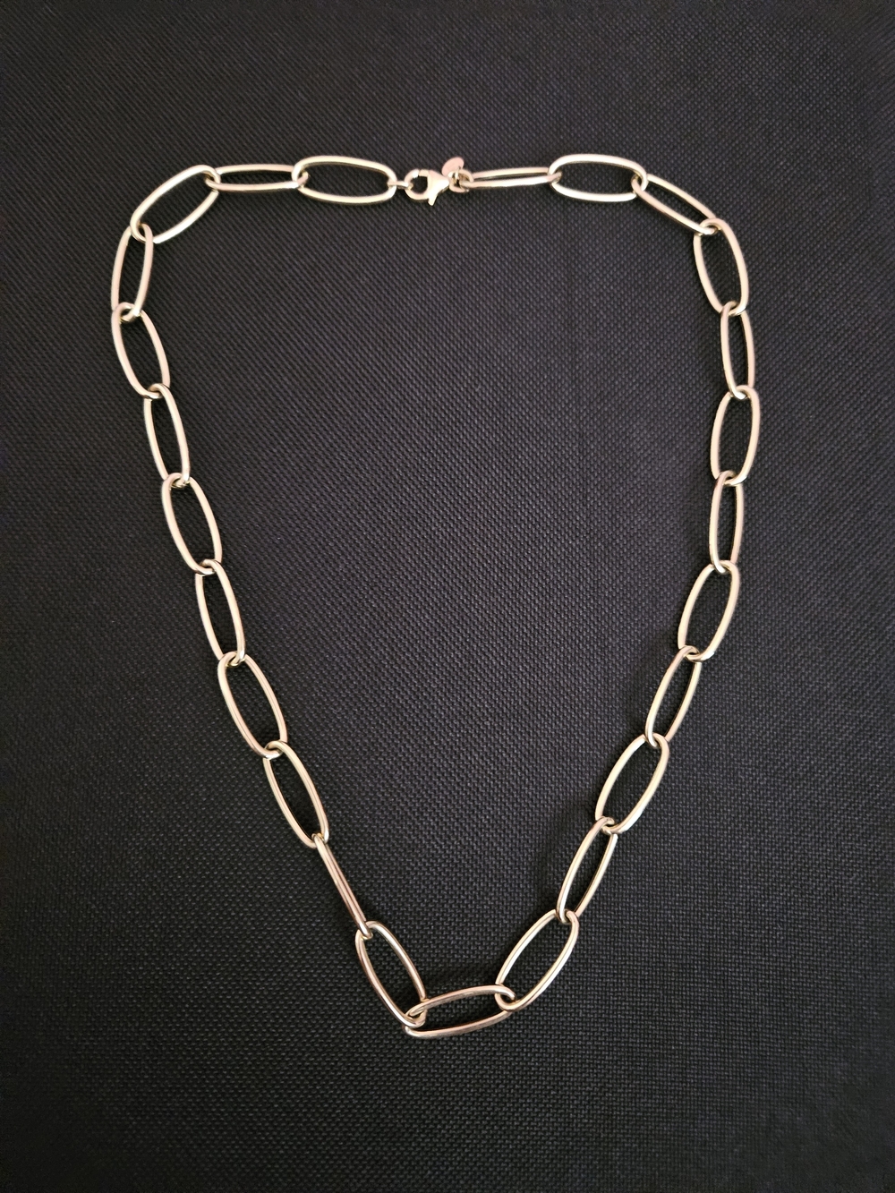 14K Gold Oval Link Chain Necklace - Elegant Women's Jewelry